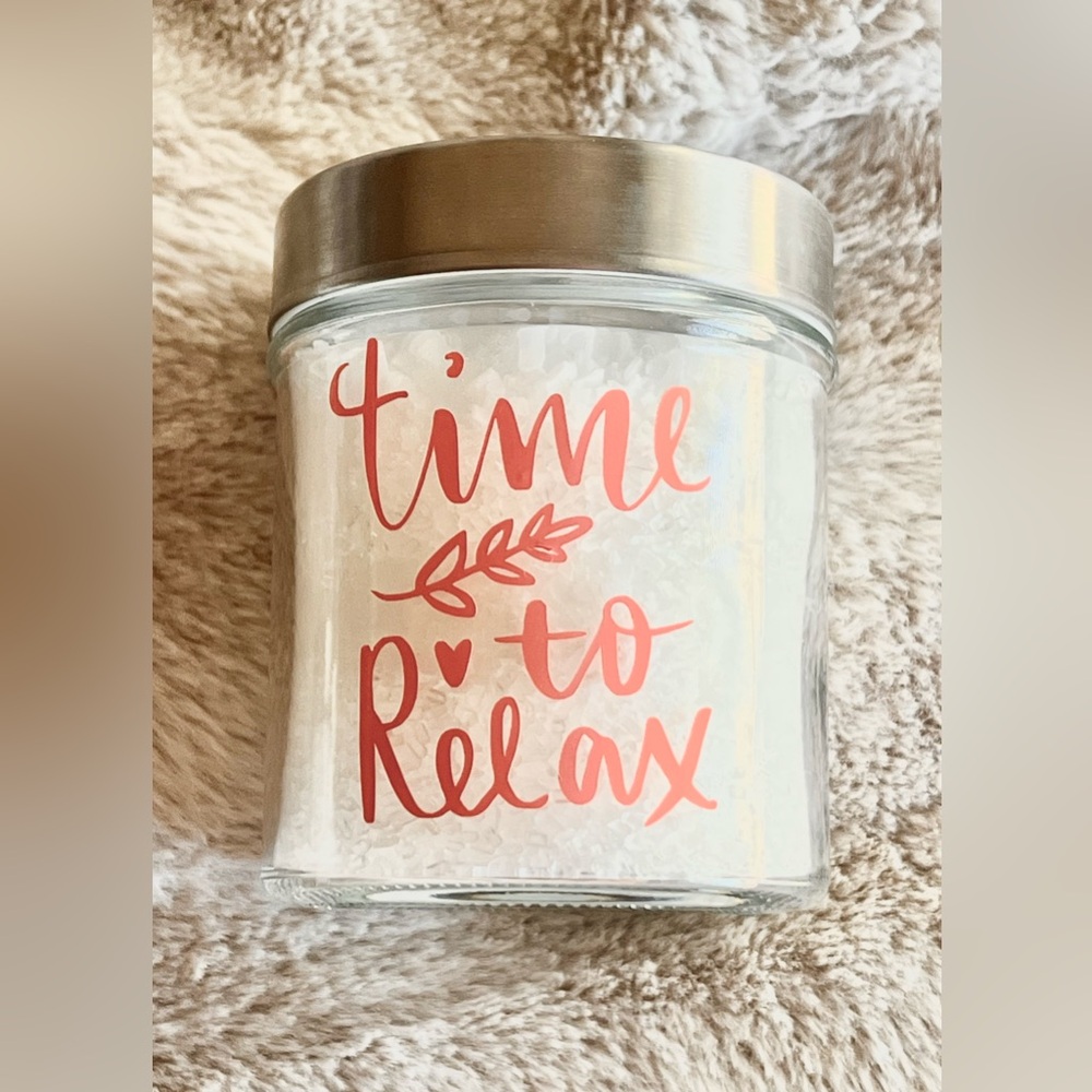 🆕“Relax Soak Unwind” Bath Soak - w/ Rose Quartz Crystal - Picture 3 of 3